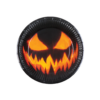 Creepy Pumpkin paper plates