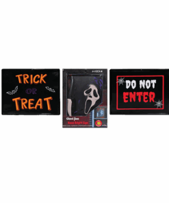 Ghost Face Light Up Sign - 22x28cm