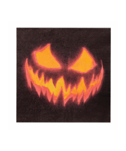 Creepy Pumpkin Paper Napkins Pk 20 (33x33cm)