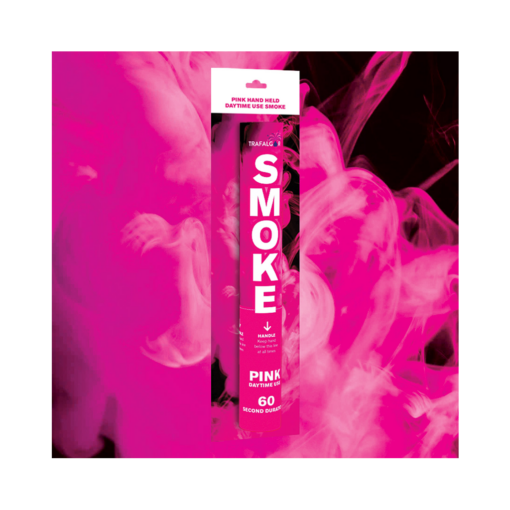 Pink smoke
