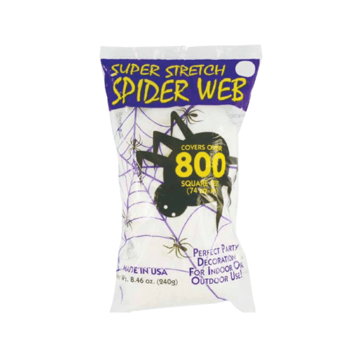 240 gram pack of spiders web
