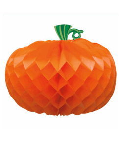 Honeycomb Pumpkin Decoration - 27cm