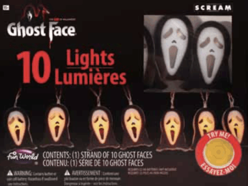 Ghost Face string lights