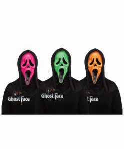 Fluorescent Ghost Face mask