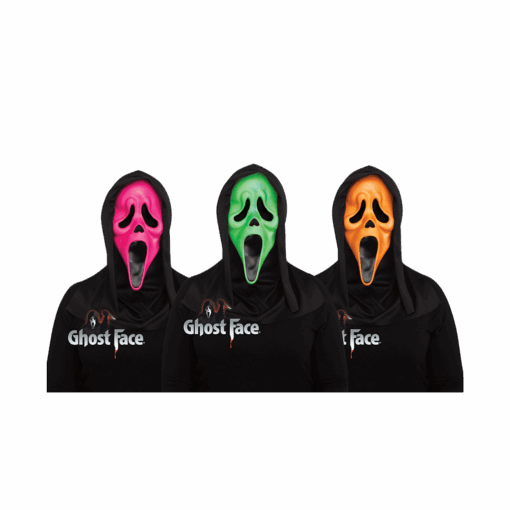 Fluorescent Ghost Face mask