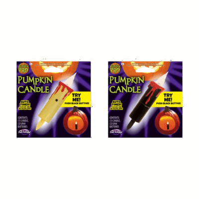 Pumpkin Flickering Candle (7.6cm)