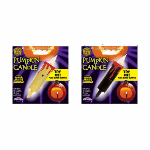 Pumpkin Flickering Candle (7.6cm)